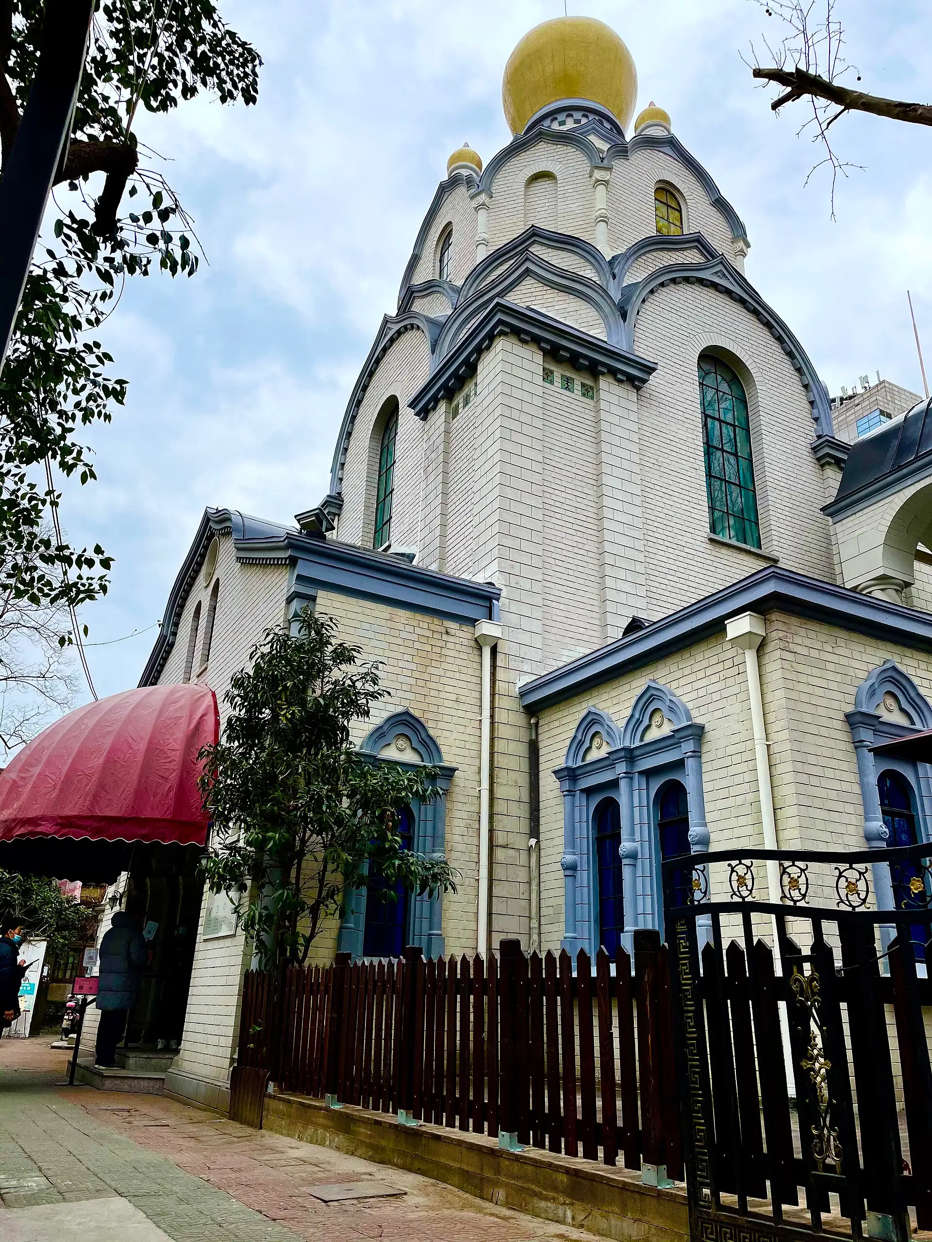 St Nicholas Church, the Russian Orthodox church in Shanghai, built in 1932.